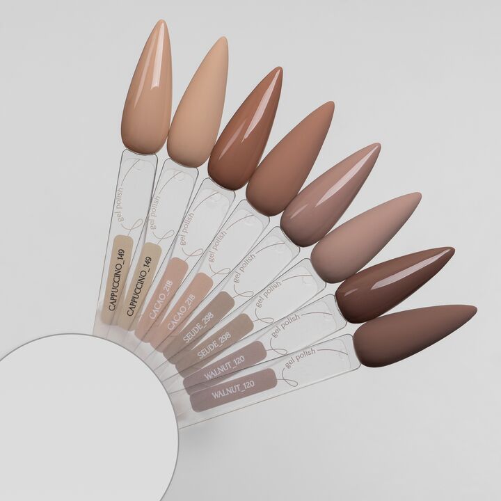 ADORE. Gel Polish, #218, Cacao, 8 ml. Гель-лак, какао #2