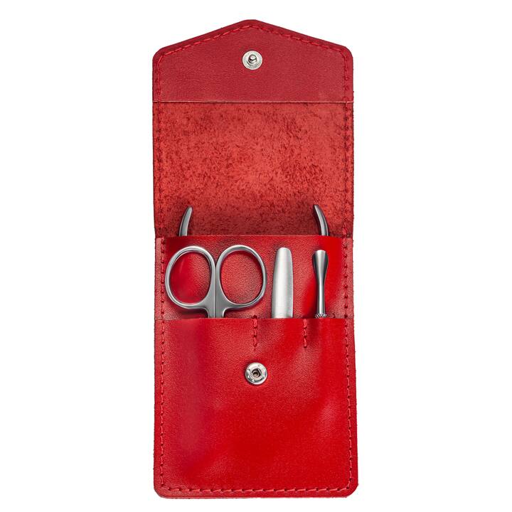 RAIZ. Manicure set, 4 pcs, red. Манікюрний набір, 4 предмети, червоний #3