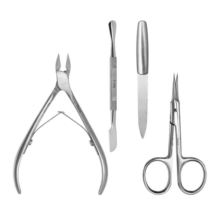 RAIZ. Manicure set, 4 pcs, red. Манікюрний набір, 4 предмети, червоний #2