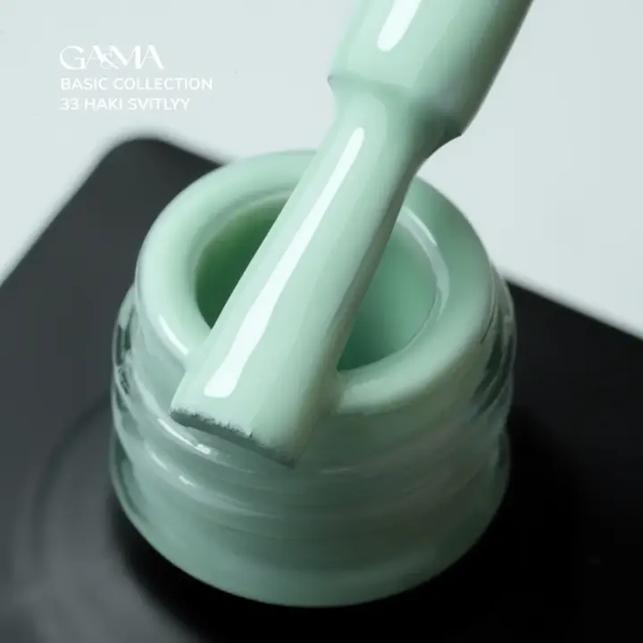 GA&MA. Gel polish #33 LIGHT KHAKI, 10 ml, гель-лак, світлий хакі #7