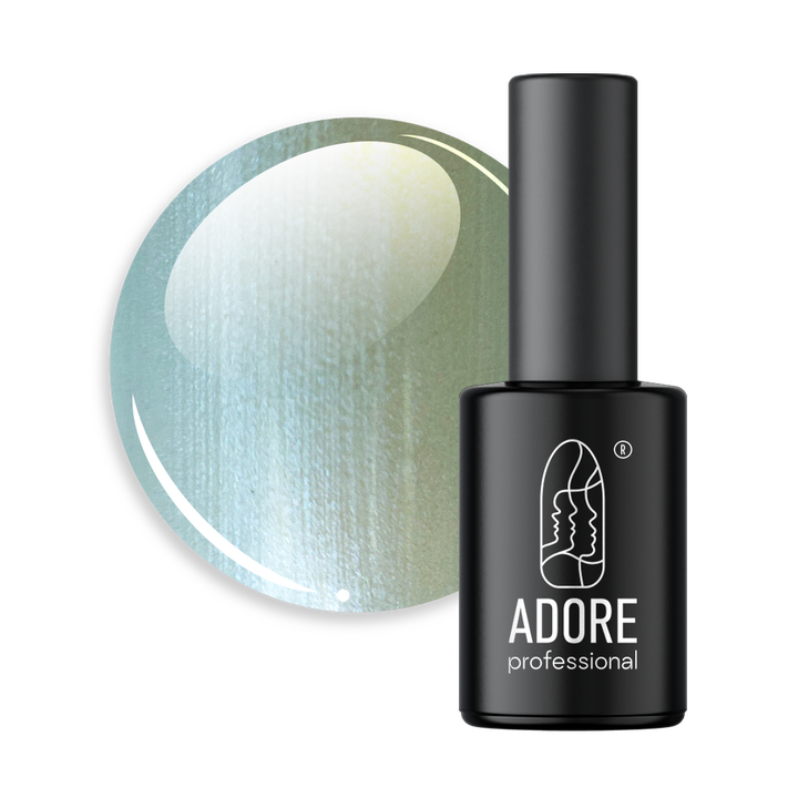 ADORE. Wild Pearls Gel Polish, #W-04, Blue pearl, 8 ml. Perlmutt-Gel-Lack, Himmelsseide #1
