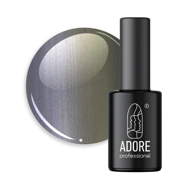 ADORE. Wild Pearls Gel Polish, #W-07, Purple pearl, 8 ml. Perlmutt-Gel-Lack, rauchiges Violett #1