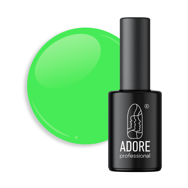ADORE. Neon Max Gel Polish, #Nn-02, Glitch, 8 ml. Gel polish vert clair #1