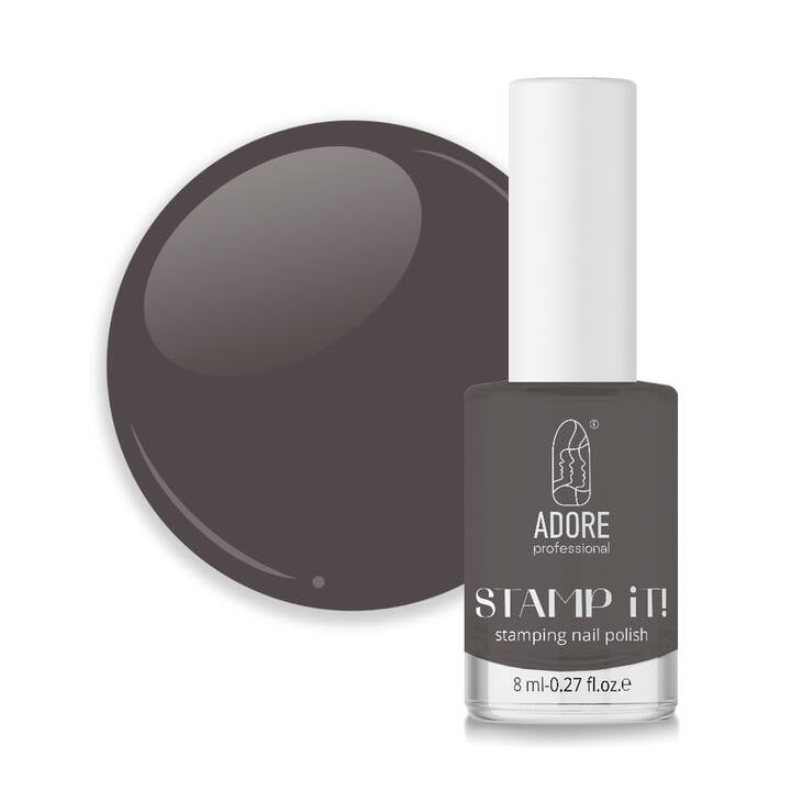 ADORE. Stamping nail polish, №10, Coffee, 8 ml. Stamping Nagellack, Kaffee #1