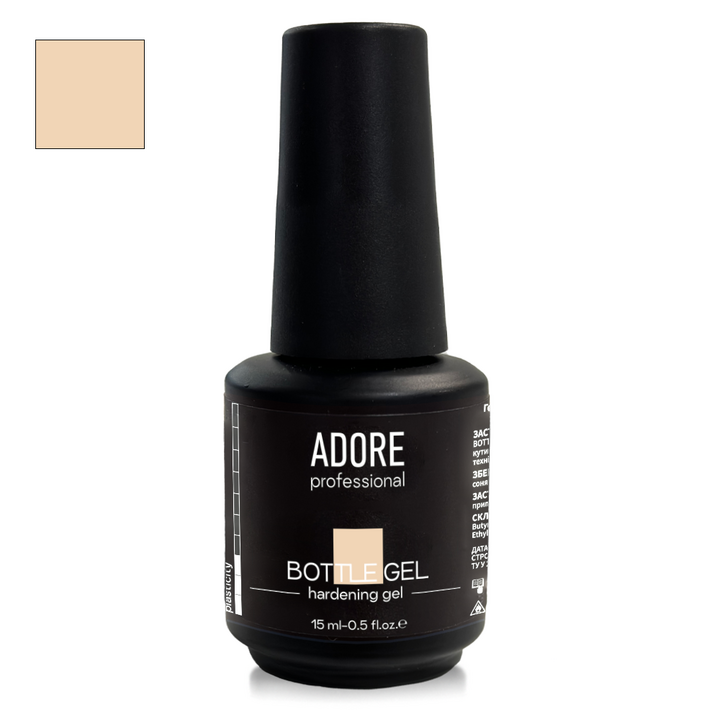 ADORE. Bottle Gel, 15 ml, #08, Beige. Gel per rinforzo, beige #1