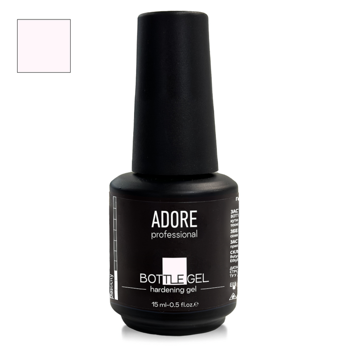 ADORE. Bottle Gel, 15 ml, #02, Powder. Гель для зміцнення, пудровий #1