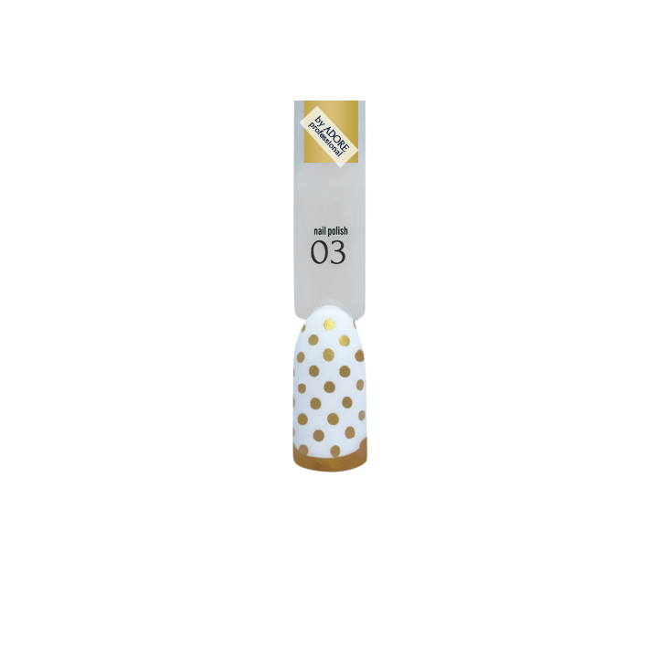 ADORE. Stamping nail polish, №3, Gold, 8 ml. Лак для стемпінгу, перламутровий золотий #2