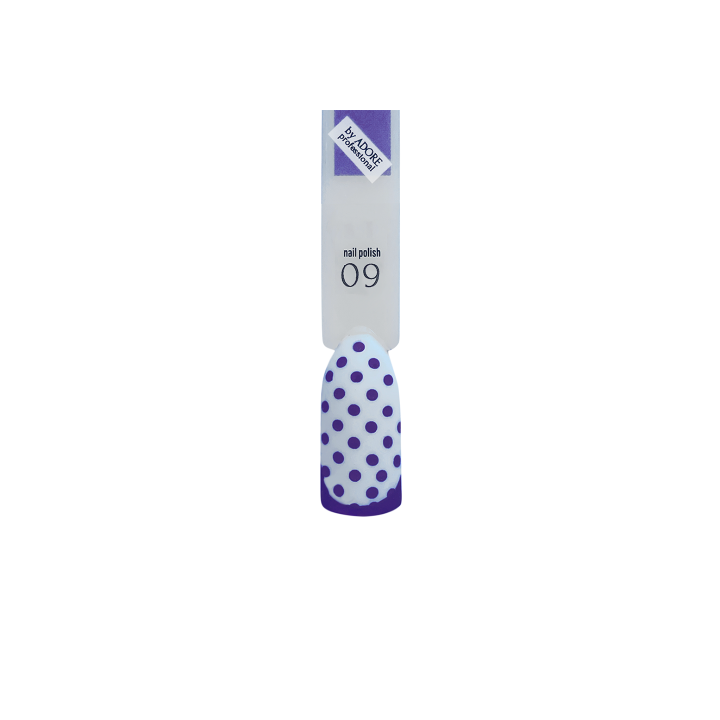 ADORE. Stamping nail polish, №9, Viola, 8 ml. Лак для стемпінгу, фіолетовий #2