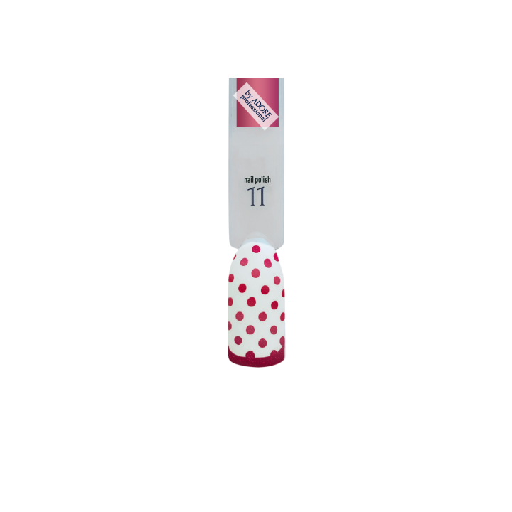 ADORE. Stamping nail polish, №11, Cherry, 8 ml. Лак для стемпінгу, перламутровий вишневий #2