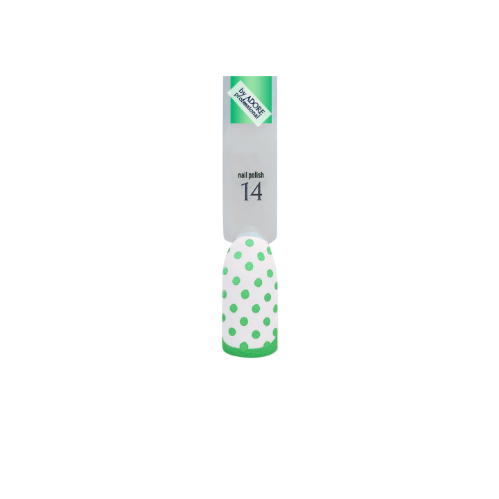ADORE. Stamping nail polish, №14, Mint, 8 ml. Лак для стемпінгу, перамутровий м'ятний #2