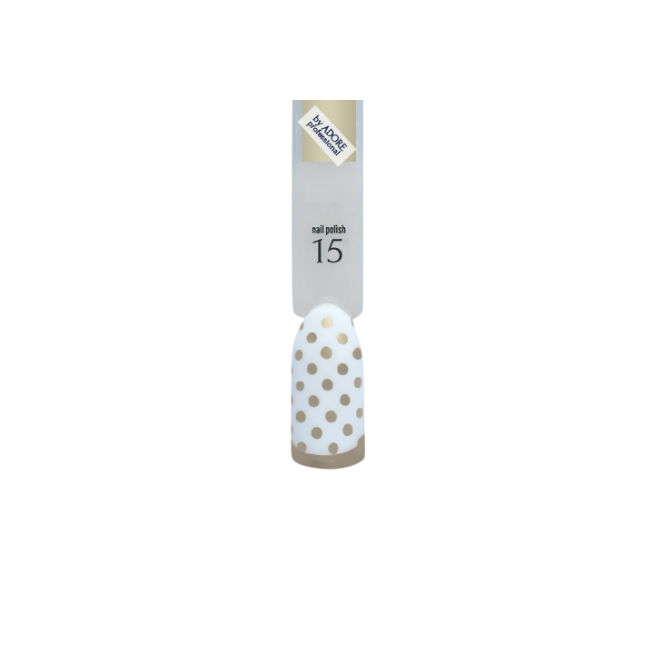 ADORE. Stamping nail polish, №15, Fizz, 8 ml. Лак для стемпінгу, перламутровий шампань #2