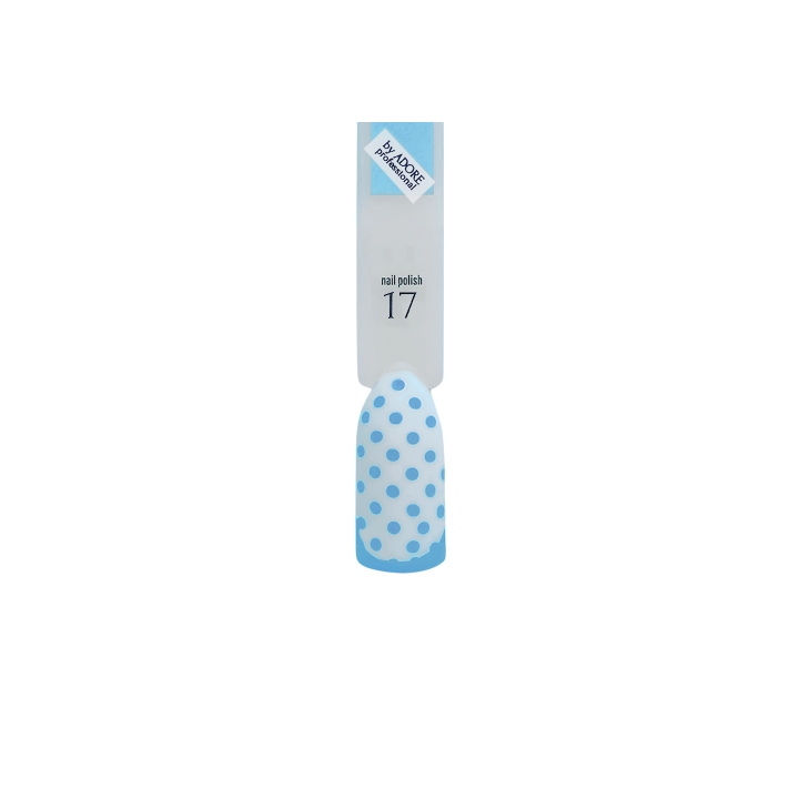 ADORE. Stamping nail polish, №17, Baby blue, 8 ml. Лак для стемпінгу, світло-блакитний #2