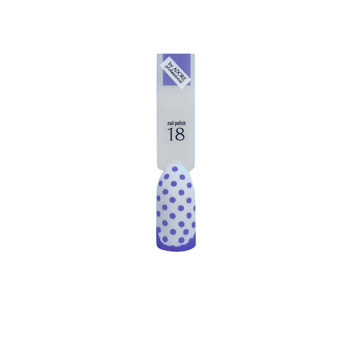 ADORE. Stamping nail polish, №18, Thistle, 8 ml. Лак для стемпінгу, світло-бузковий #2