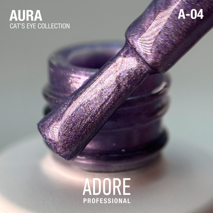 ADORE. Cat's Eye Gel Polish, #A-04, Riot, 8 ml. Gel-Lack Glas-Katzenauge-Chamäleon, Ultramarin #2