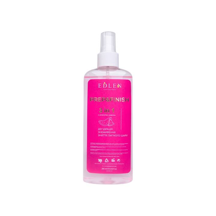 EDLEN. Prep&Finish, Pink Watermelon, 250 ml, Знежирювач рожевого кольору з ароматом кавуна #1