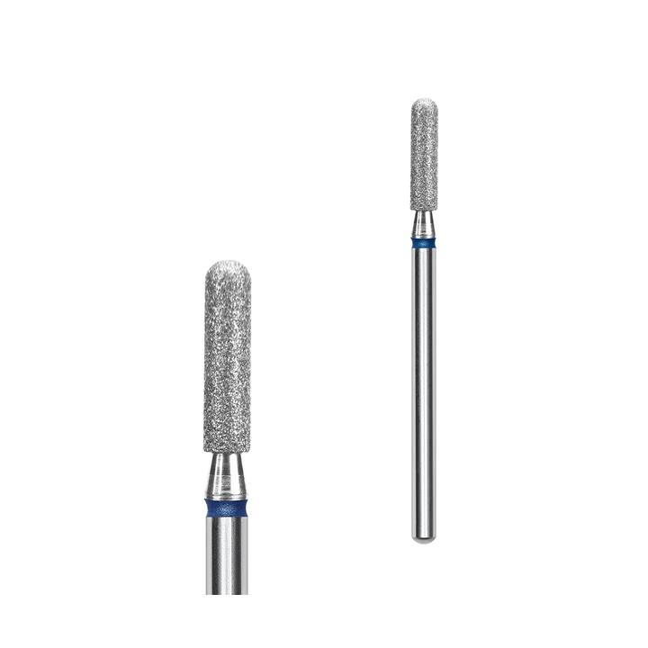 STALEKS. Diamantfrees "CILINDER AFGEROND", blauw, Ø 2.5 mm — STALEKS, NAILSMADE