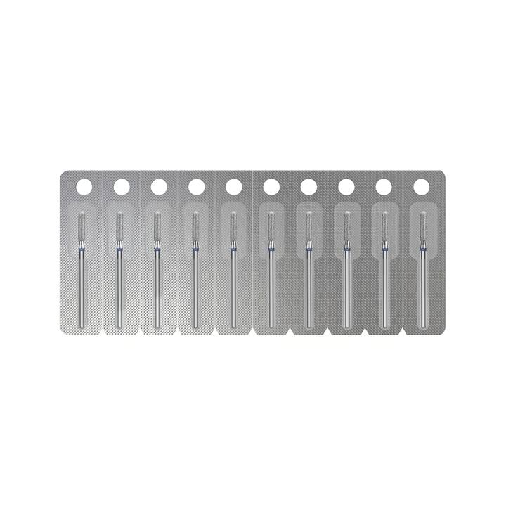 STALEKS. Diamantfrees "CILINDER AFGEROND", blauw, Ø 2.5 mm — STALEKS, NAILSMADE