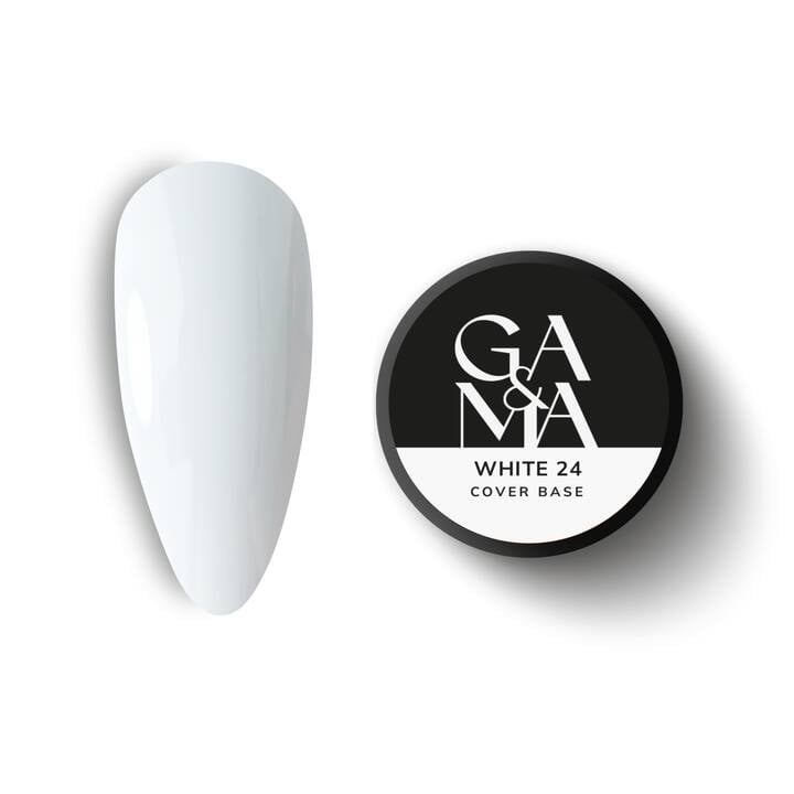 GA&MA. Cover base #24, WHITE, 30 ml #1