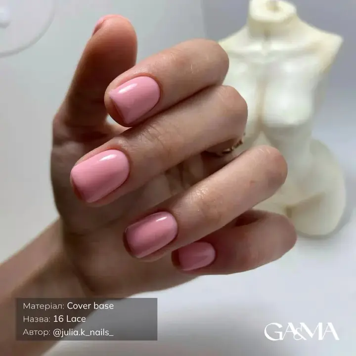 GA&MA. Cover base #16, LACE, 15 ml (формула одного шару) #2