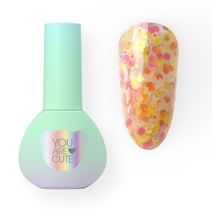 You Are Cute. Cover Base, #25, 5 ml. Baza kamuflująca z kolorowymi figurkami #1