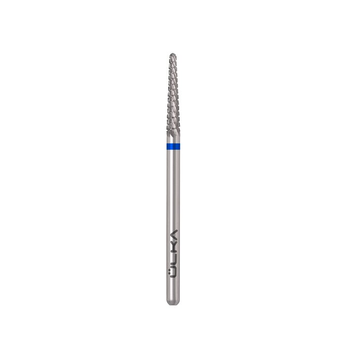 Ülka. Carbide nail bit, needle, blue, Ø 2.3 mm / роб. частина 14mm, Фреза твердосплавна "Голка" синя #2