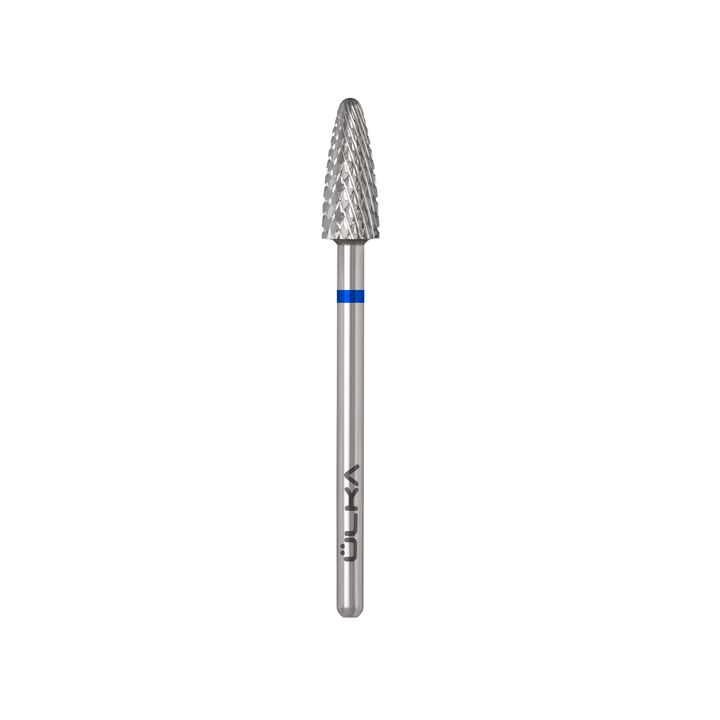 Ülka. Carbide nail bit, corn, blue, Ø 5 mm / роб. частина 13 mm, Фреза твердосплавна "Кукурудза" синя #2
