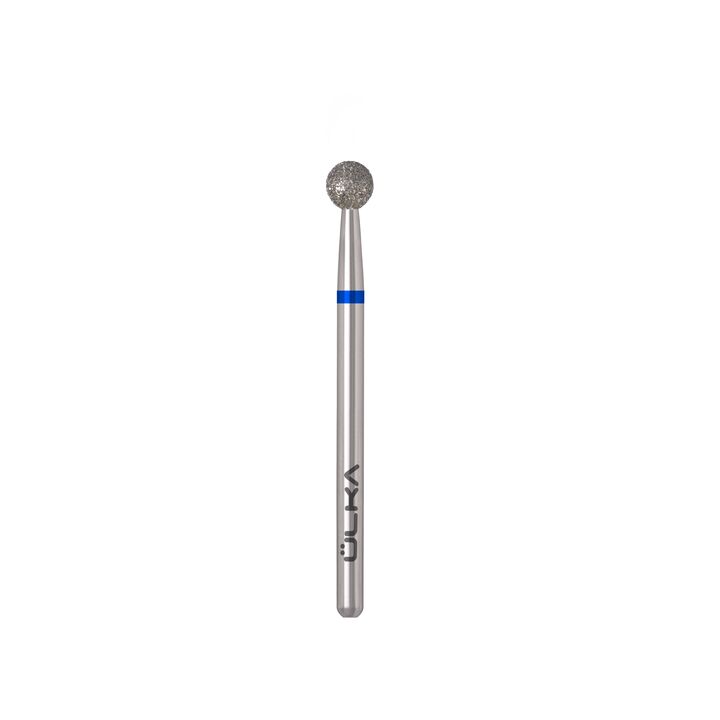 Ülka. Diamond nail bit, ball, blue, Ø 4 mm, Фреза алмазна "Куля" синя #2