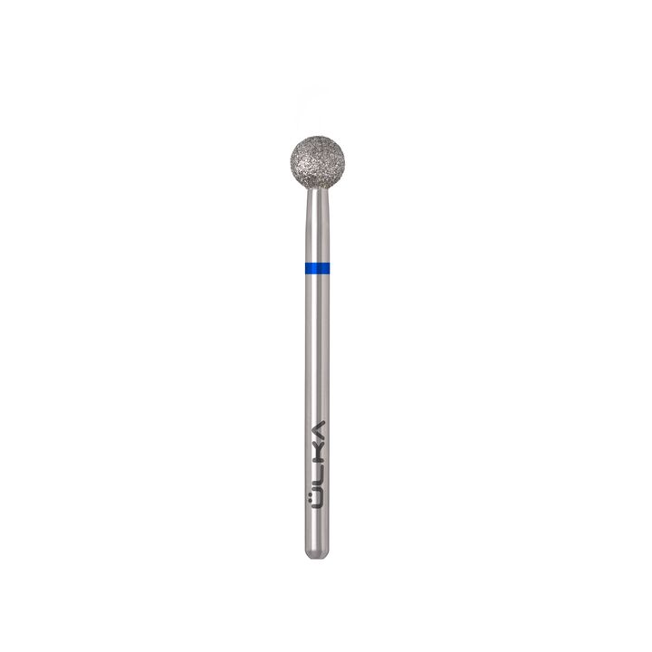 Ülka. Diamond nail bit, ball, blue, Ø 5 mm, Фреза алмазна "Куля" синя #2