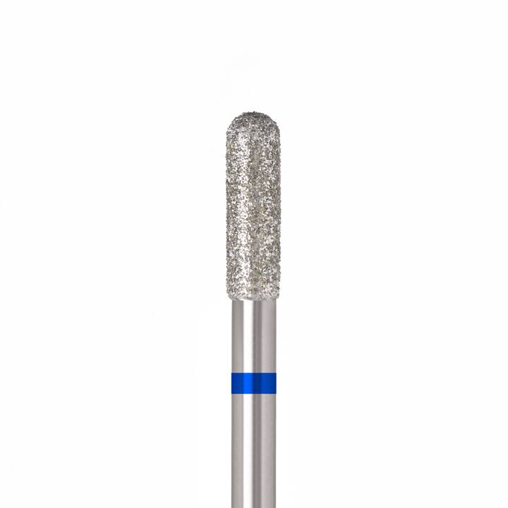 Ülka. Fresa diamantata, cilindro, blu, Ø 3 mm / parte lavorante 10 mm, Fresa diamantata "Cilindro" blu, arrotondata #1
