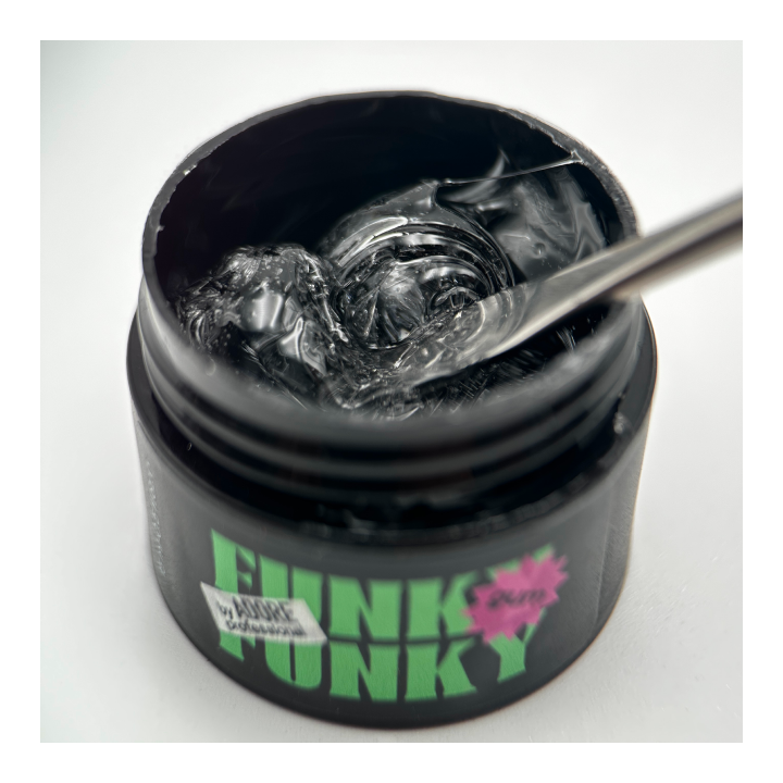 ADORE. Art Gel "Funky Gum", 15 ml. Гель для об'ємних дизайнів в банці, прозорий #2