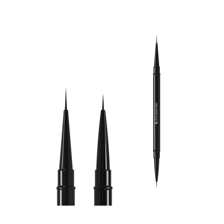 STALEKS. Manicure brush liner, Expert 7 mm / 10 mm. Пензлик-лайнер двосторонній #1
