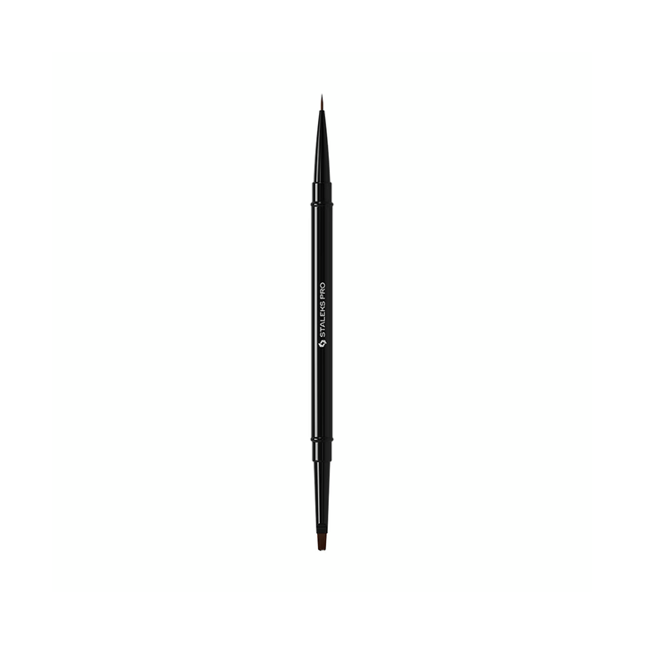 STALEKS. Manicure brush liner and Gel brush, Expert 7 mm / 7 mm. Пензлик-лайнер для гелю двосторонній #2