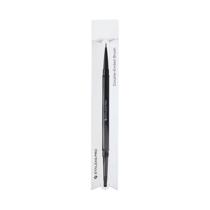 STALEKS. Manicure brush liner and Gel brush, Expert 7 mm / 7 mm. Пензлик-лайнер для гелю двосторонній #3