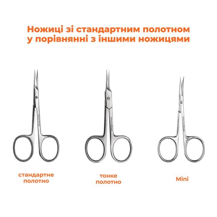 OSTRO. Cuticle scissors, Ножиці для кутикули, Standard #4