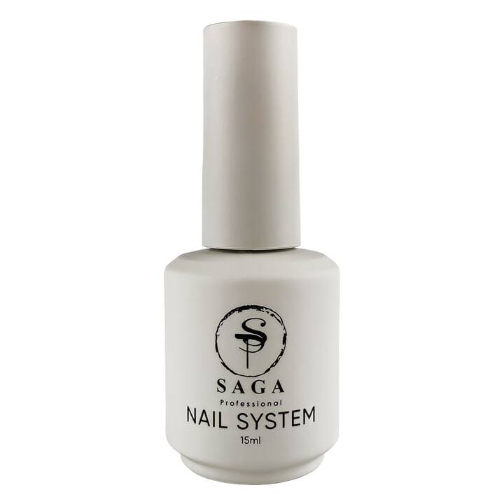 SAGA. Rubber base "Soft", clear, 15 ml. Прозора каучукова база #1