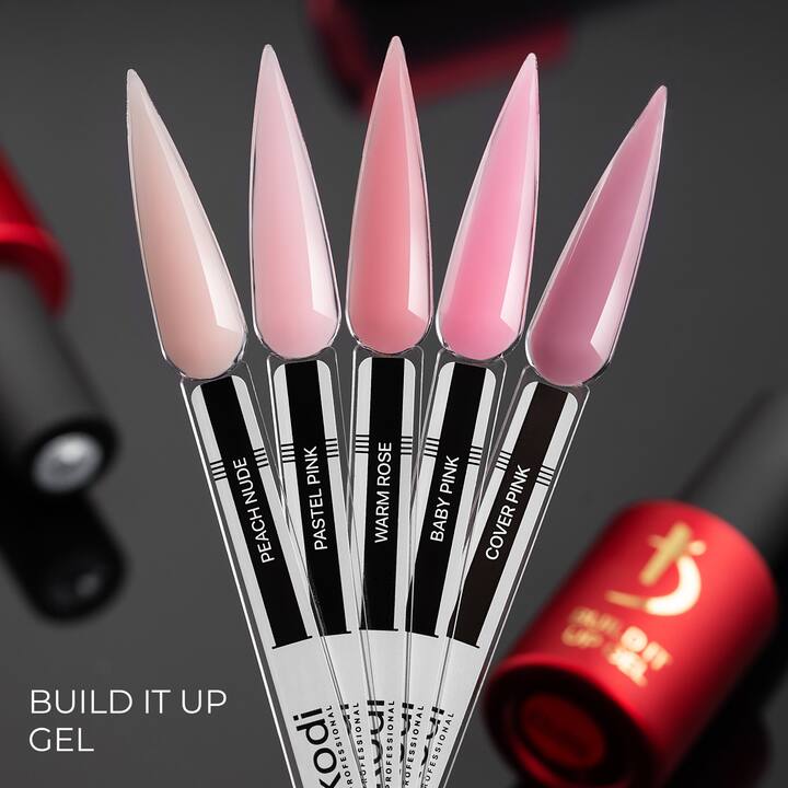 KODI Build It Up Gel, Peach Nude, pesca nude, 15 ml, builder gel #2