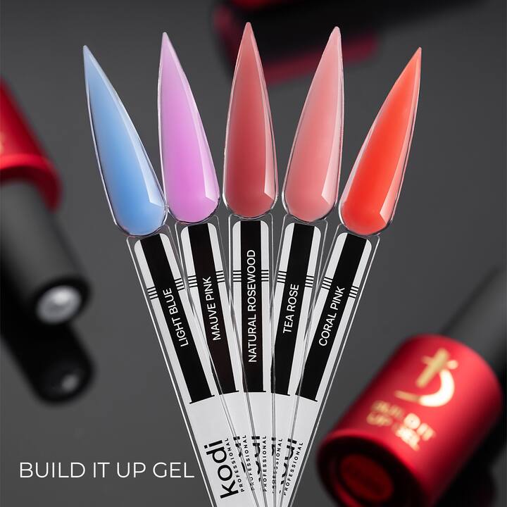 KODI Build It Up Gel, Mauve Pink, rosa frío, 15 ml, gel modelador #2