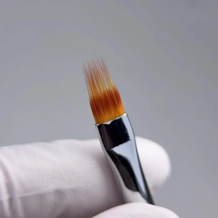 NOTN. Brush Gradient, 12 mm, profesjonalny pędzel do manicure metalowy do gradientów #4