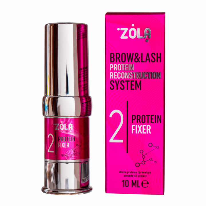 ZOLA. Brow & Lush Lamination Compound  02, Protein Fixer, 10 ml. Склад для ламінування 02 #1