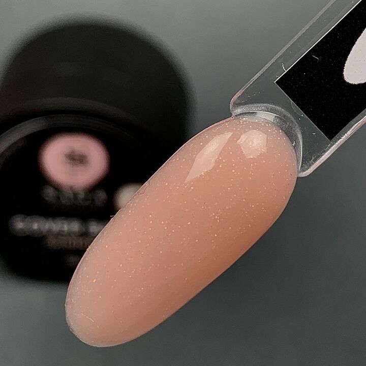 SAGA. Shimmer base, #06, 15 ml. Кольорова база з шимером #2