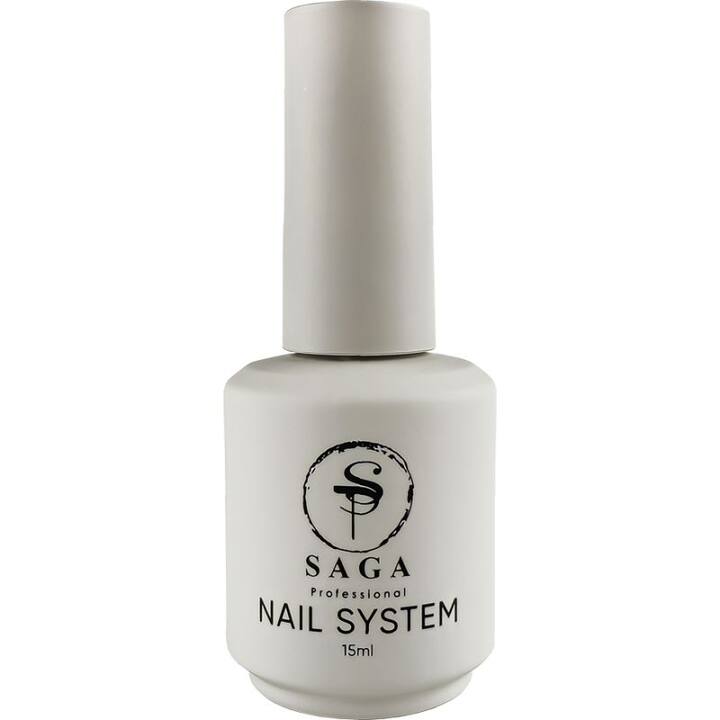 SAGA. No Wipe Top "Titanium", no UV-filters, 15 ml. Топ без липкого шару без УФ-фільтрів #1