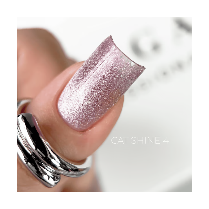 SAGA. Cat's Eye Gel Polish "Cat Shine", #04, 10 ml. Гель-лак "Котяче око" #2