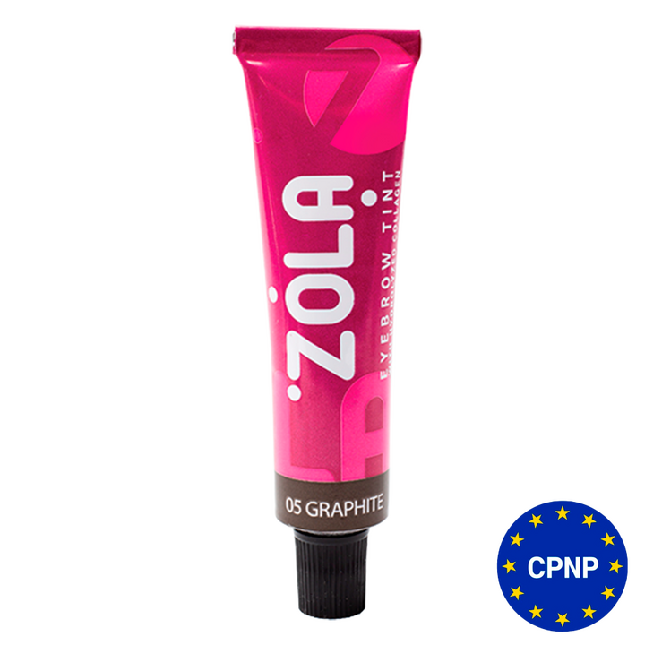 ZOLA. Eyebrow Tint with Collagen #05, Graphite, 15 ml. Фарба для брів з колагеном, холодний графітовий #1