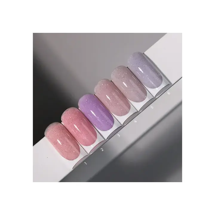 SAGA. Builder Gel "Night", 15 ml, #01. Гель для укріплення та нарощування, світловідбиваючий #4