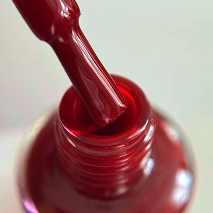 SAGA. Stamping nail polish, #03, Red, 8 ml. Лак-фарба для стемпінгу, червоний #3