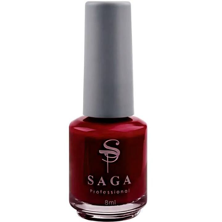 SAGA. Stamping nail polish, #03, Red, 8 ml. Лак-фарба для стемпінгу, червоний #2