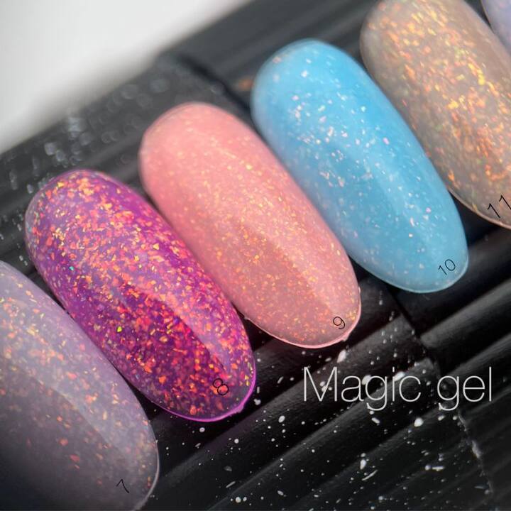 SAGA. Builder Gel "Magic", 15 ml, #07. Гель для укріплення та нарощування з поталлю #2