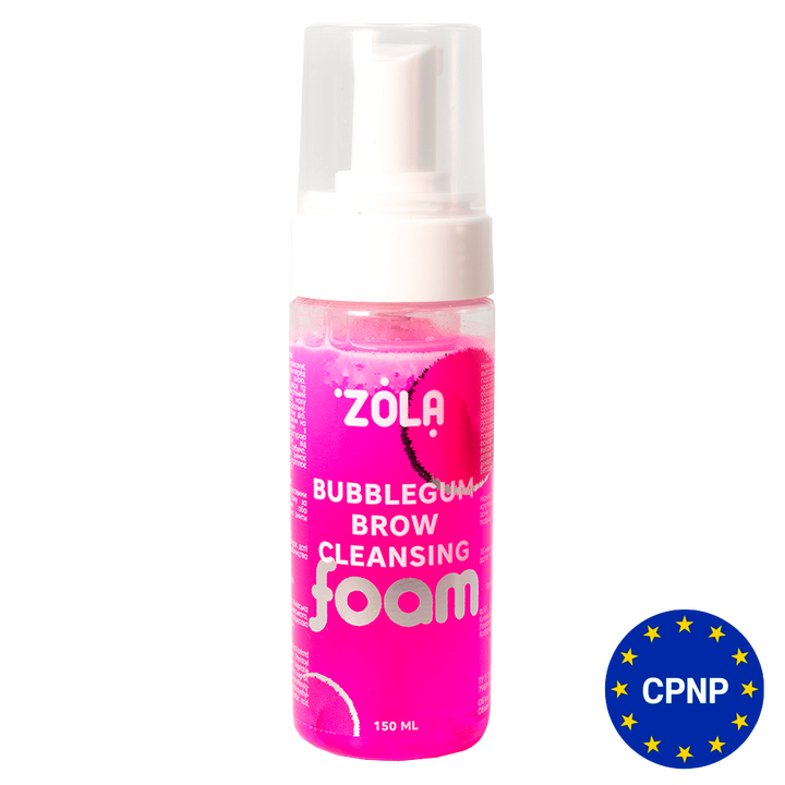 ZOLA. Brow cleansing foam, Bubblegum, 150 ml. Пінка для брів очищуюча, рожева #1