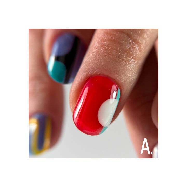 ADORE. Marble Glass Gel Polish, #MG-34, Cuprite, 8 ml. Вітражний гель-лак, червоний #5