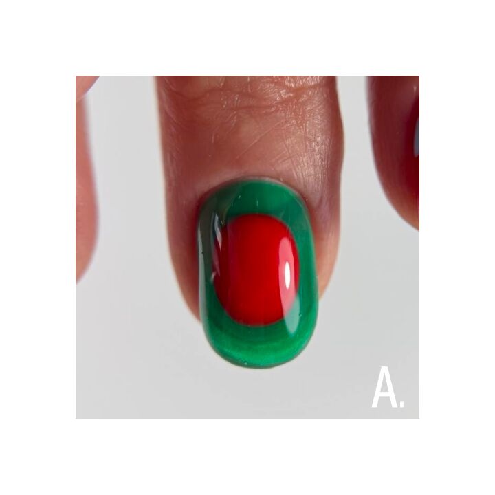 ADORE. Marble Glass Gel Polish, #MG-40, Amazonite, 8 ml. Вітражний гель-лак, зелений #5